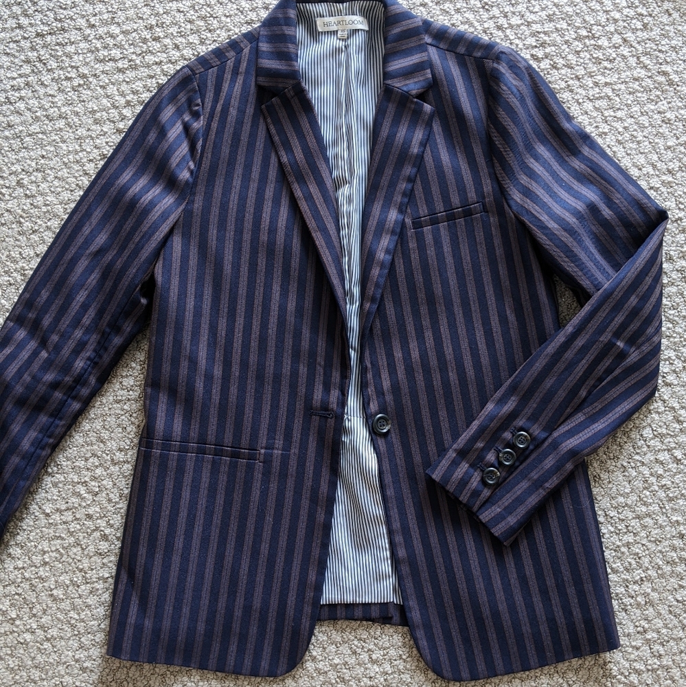 Heartloom Striped Blazer